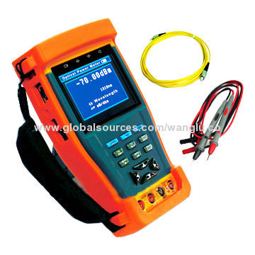 3.5-inch CCTV Tester, Combined Digital Multi-meter and Optical Power Meter